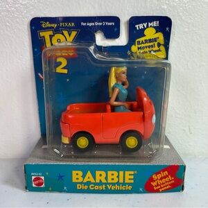 Vintage Disney Pixar Toy Story 2 Tour Guide Barbie Die-Cast Vehicle Mattel 1999